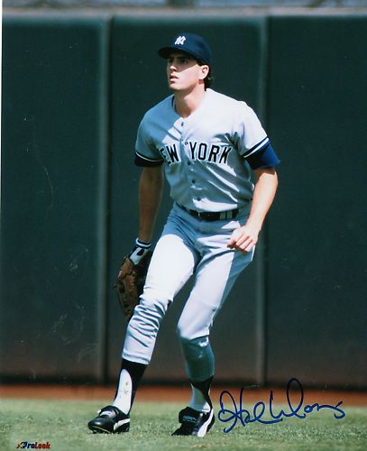 HAL  MORRIS  NEW  YORK  YANKEES    SIGNED 8X10