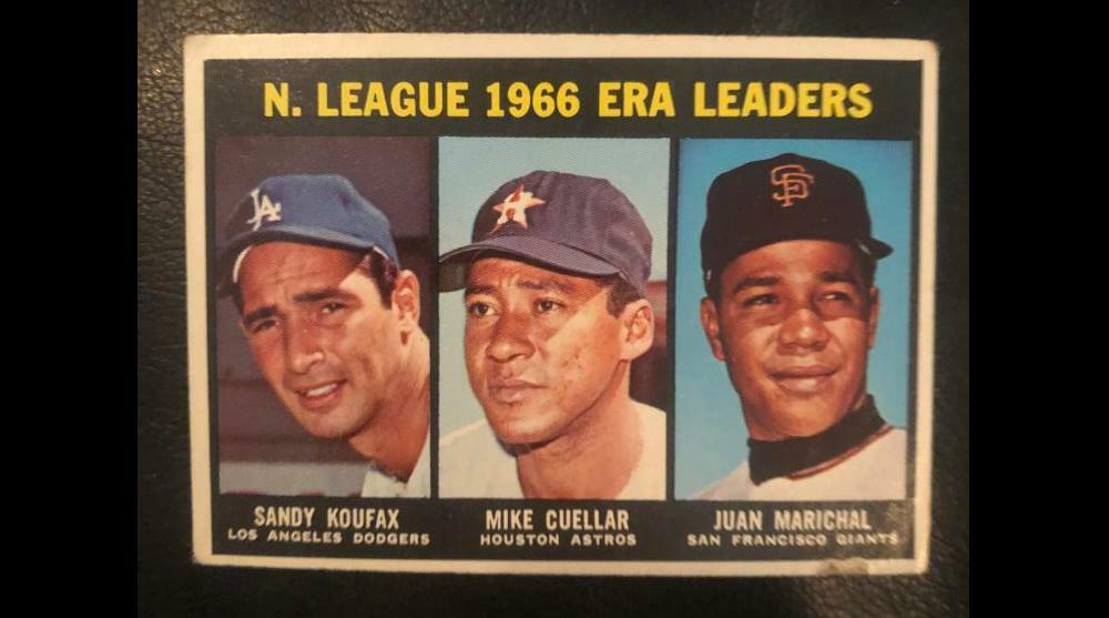 1967 TOPPS N. LEAGUE 1966 ERA LEADERS #234 SANDY KOUFAX