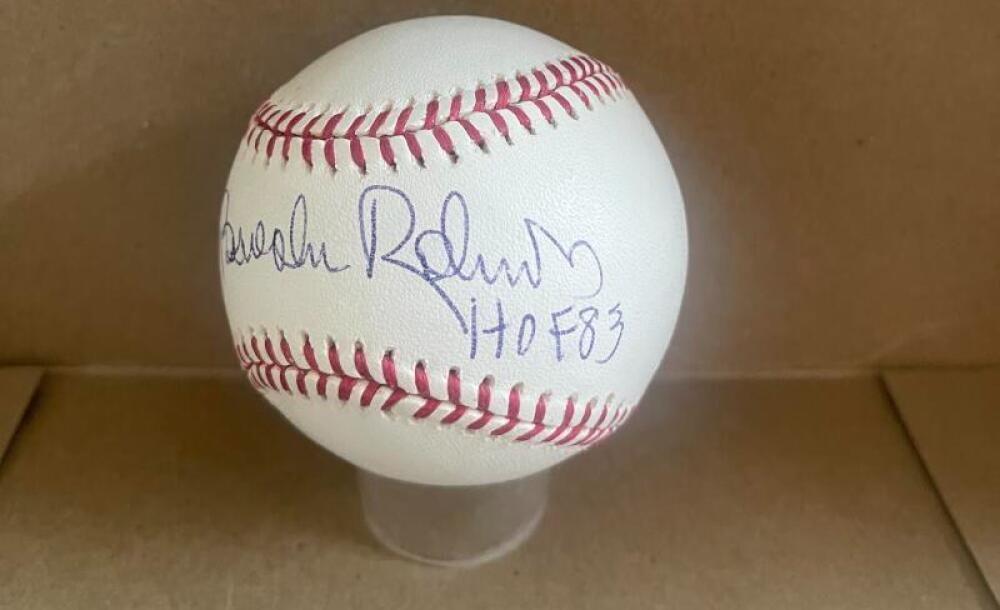 BROOKS ROBINSON HOF 83 SIGNED AUTOGRAPHED M.L. BASEBALL  JSA AUTH