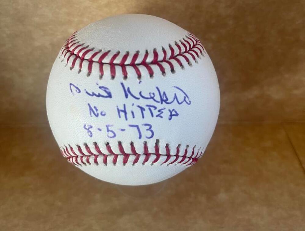 PHIL NIEKRO NO-HITTER 8-5-73 SIGNED AUTO M.L. BASEBALLBECKETT AUTHENTICATED