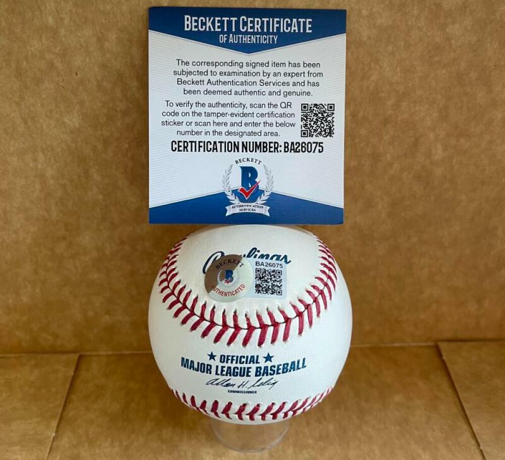 JAMESON TAILLON NEW YORK YANKEES SIGNED AUTOGRAPHED M.L. BASEBALL BAS BA26075