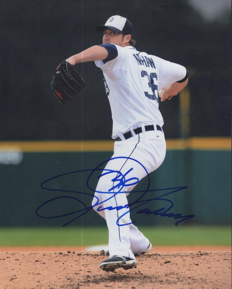JOE NATHAN TIGERS SIGNED AUTOGRAPHED 8X10 PHOTO W/ COA