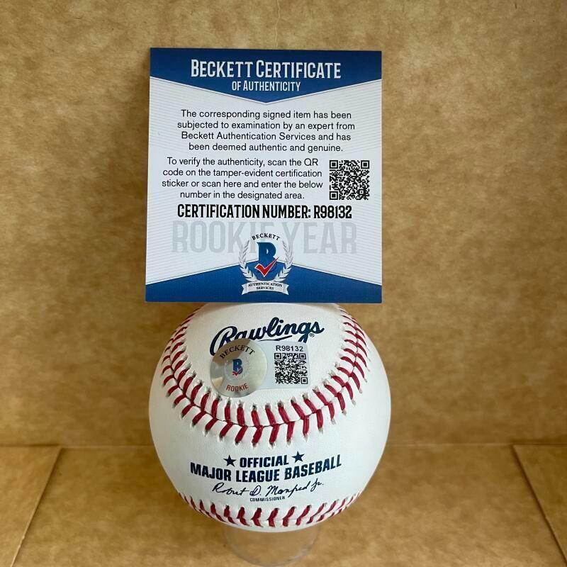 LUIS GARCIA PHILADELPHIA PHILLIES ROOKIE YEAR SIGNED AUTO M.L. BASEBALL BAS R981