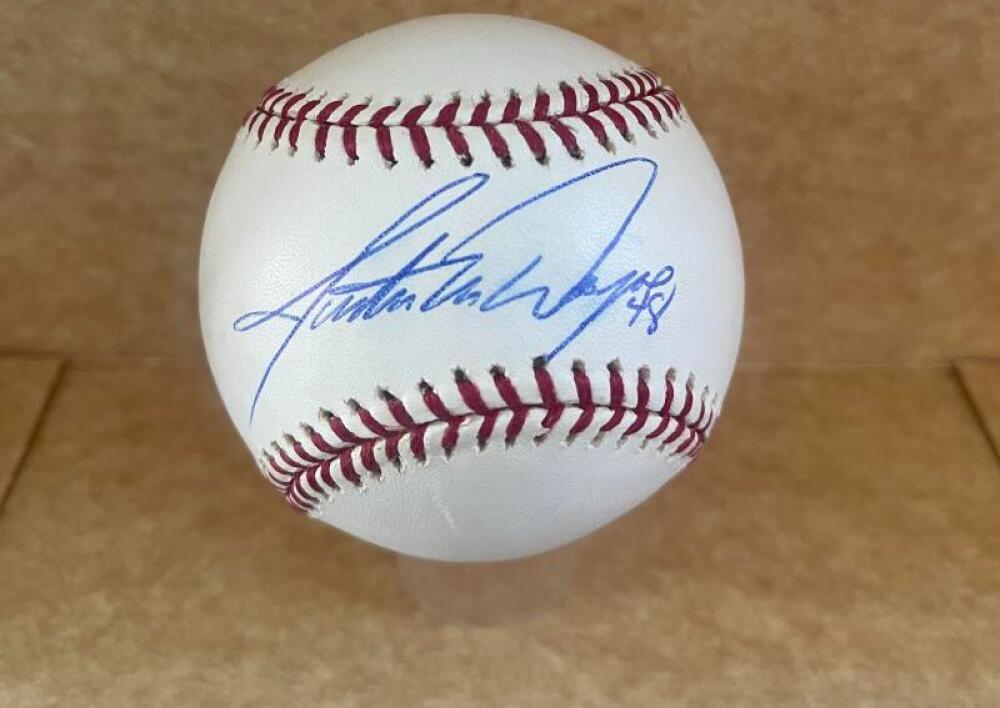 JUSTIN WAYNE EXPOS/JEWISH SIGNED AUTOGRAPHED M.L. BASEBALL BECKETT AUTH