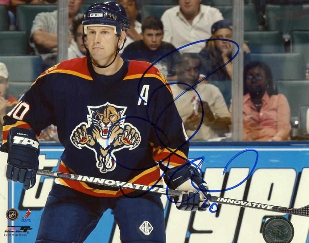 GARY ROBERTS FLORIDA PANTHERS SIGNED AUTOGRAPHED 8X10 PHOTO W/COA