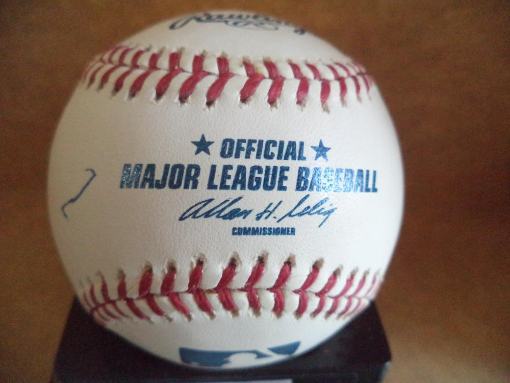 JARED SANDBERG TAMPA BAY DEVIL RAYS SIGNED AUTOGRAPHED M.L. BASEBALL COA