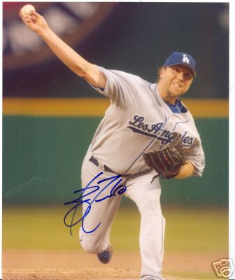 BRETT TOMKO LOS ANGELES DODGERS SIGNED 8X10 PHOTO W/COA