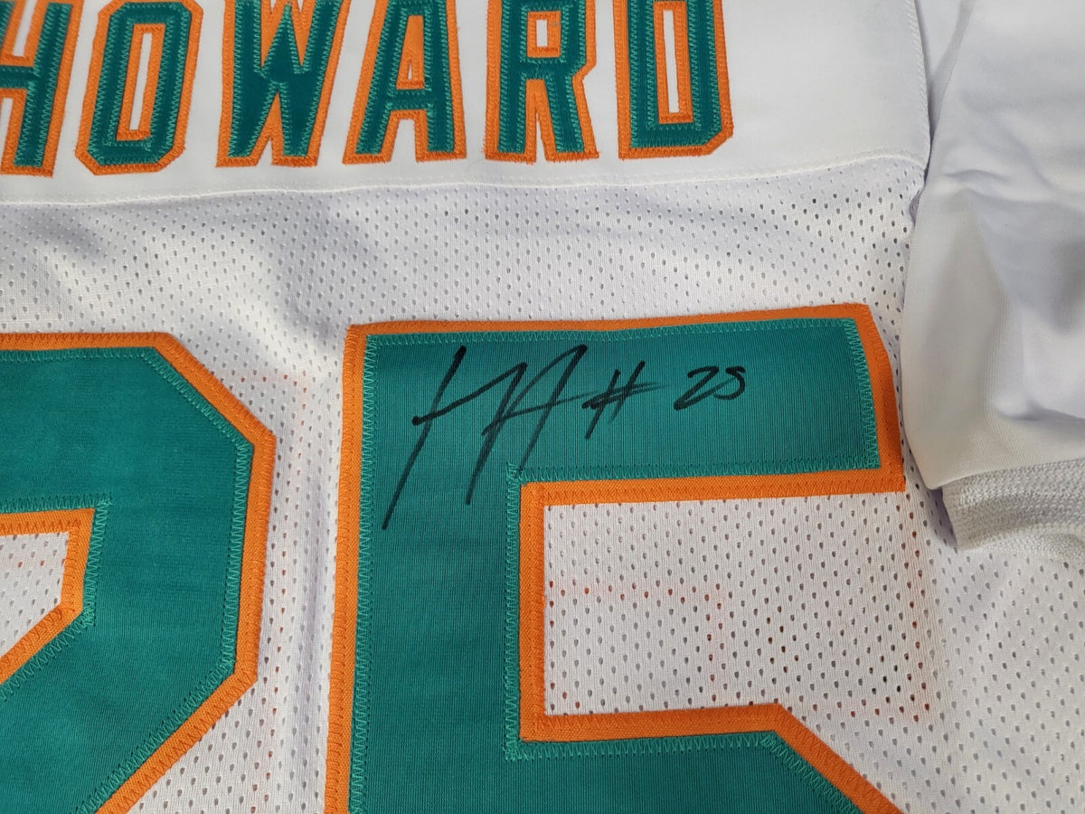XAVIEN HOWARD #25 MIAMI SIGNED AUTOGRAPHED CUSTOM WHITE JERSEY SIZE BECKETT COA