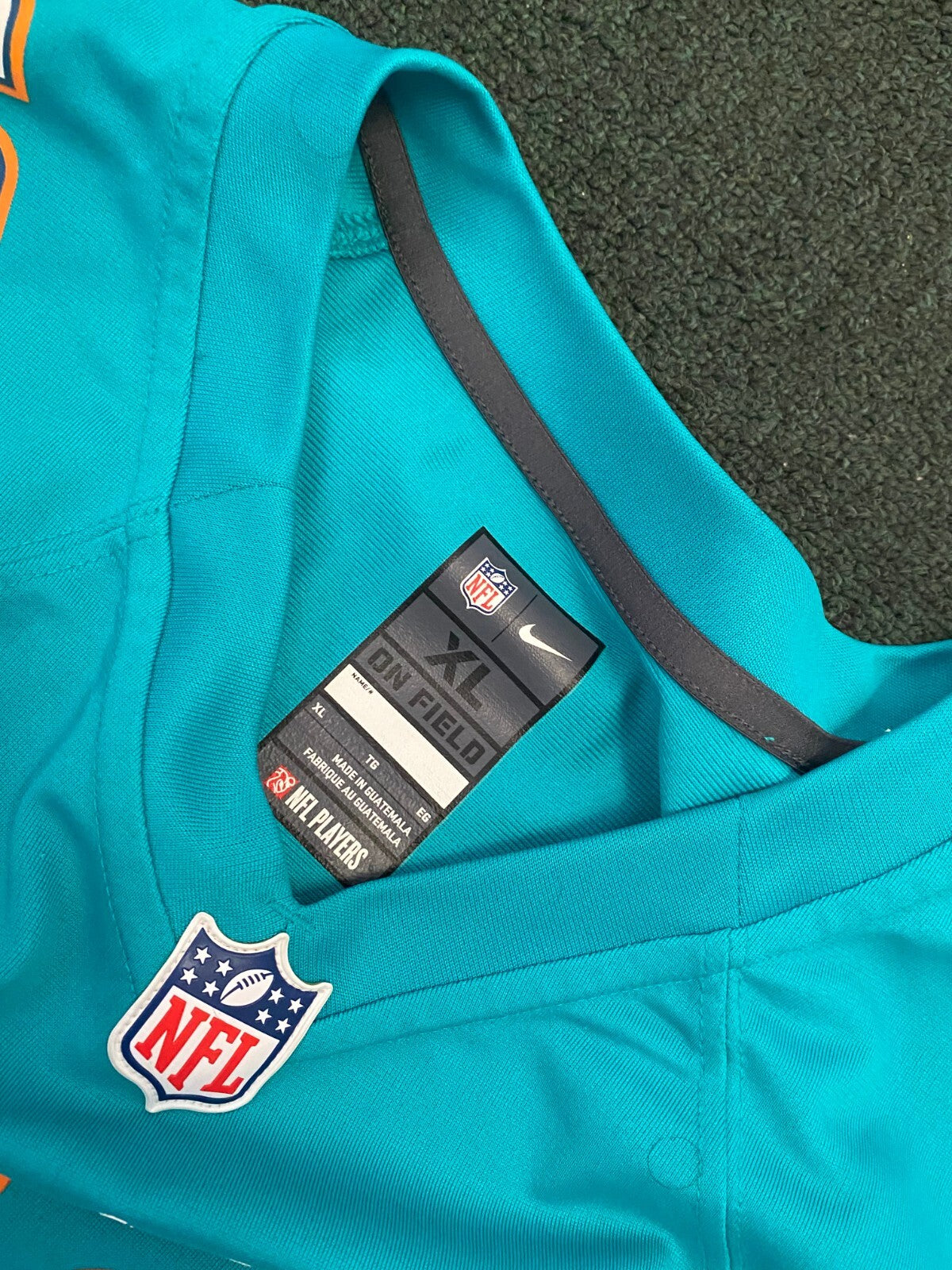MIKE WALLACE #11 MIAMI DOLPHINS NIKE TEAL FOOTBALL JERSEY SIZE XL MENS