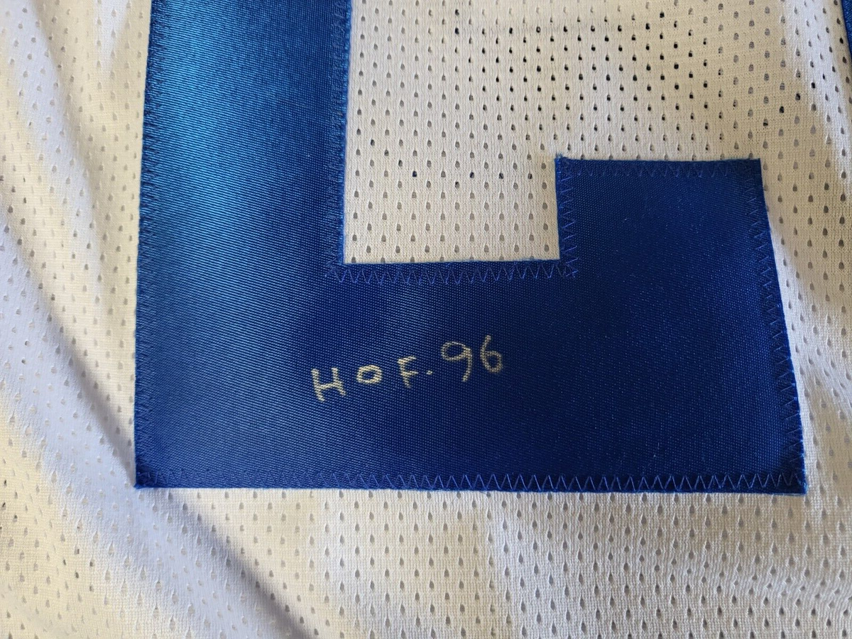 MEL RENFRO DALLAS #20 SIGNED AUTOGRAPHED WHITE CUSTOM JERSEY SIZE XL JSA AUTH
