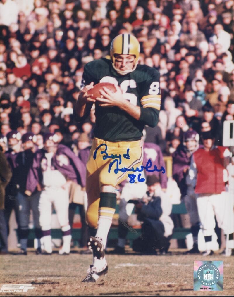 BOYD DOWLER GREEN BAY PACKERS SIGNED AUTOGRAPHED 8X10 PHOTO W/ COA
