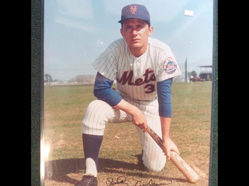 BUD HARRELSON NEW YORK METS SIGNED AUTOGRAPHED 16X20 PHOTO W/COA 