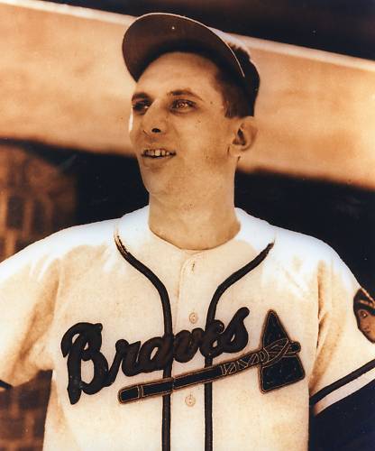 JACK  DITTMER  MILWAUKEE  BRAVES   UNSIGNED 8X10