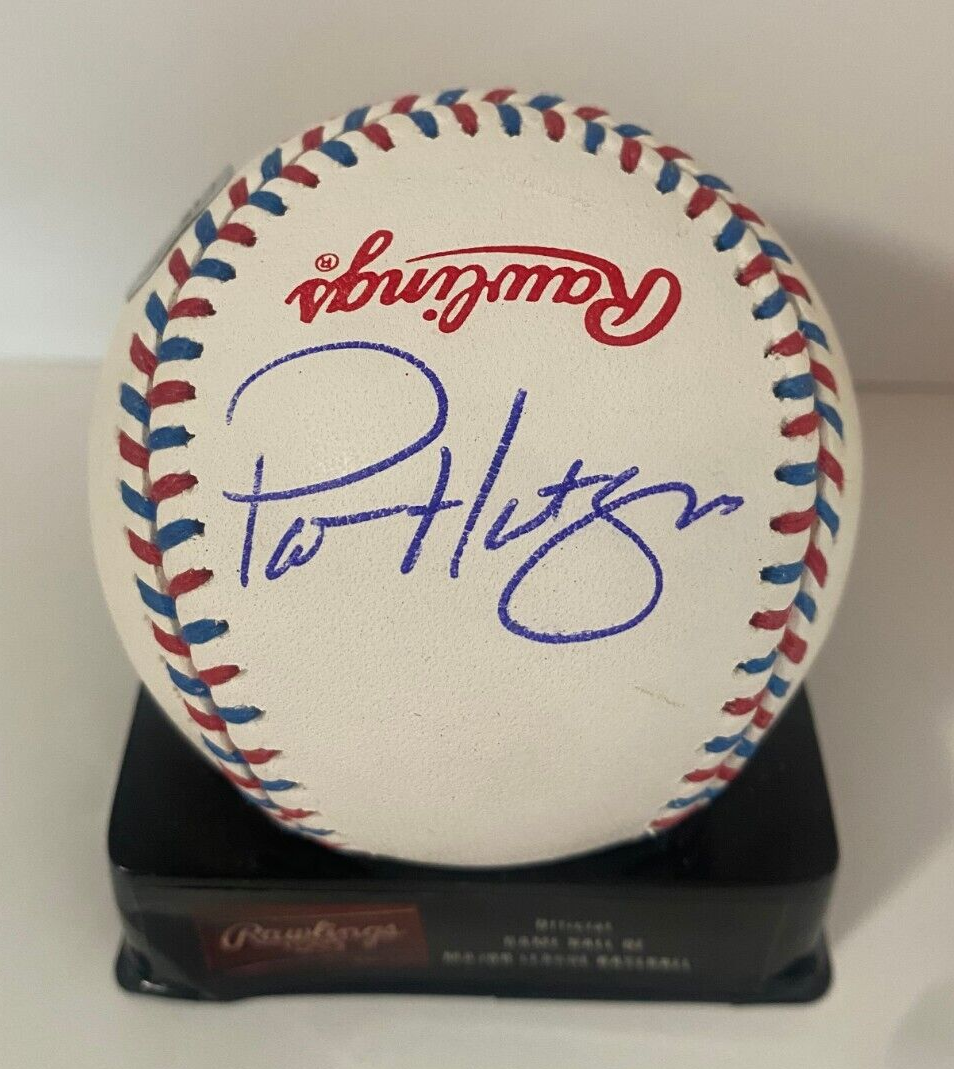PAT HENGTEN BLUE JAYS SIGNED AUTOGRAPHED 1997 ALL STAR BASEBALL BECKETT AUTH
