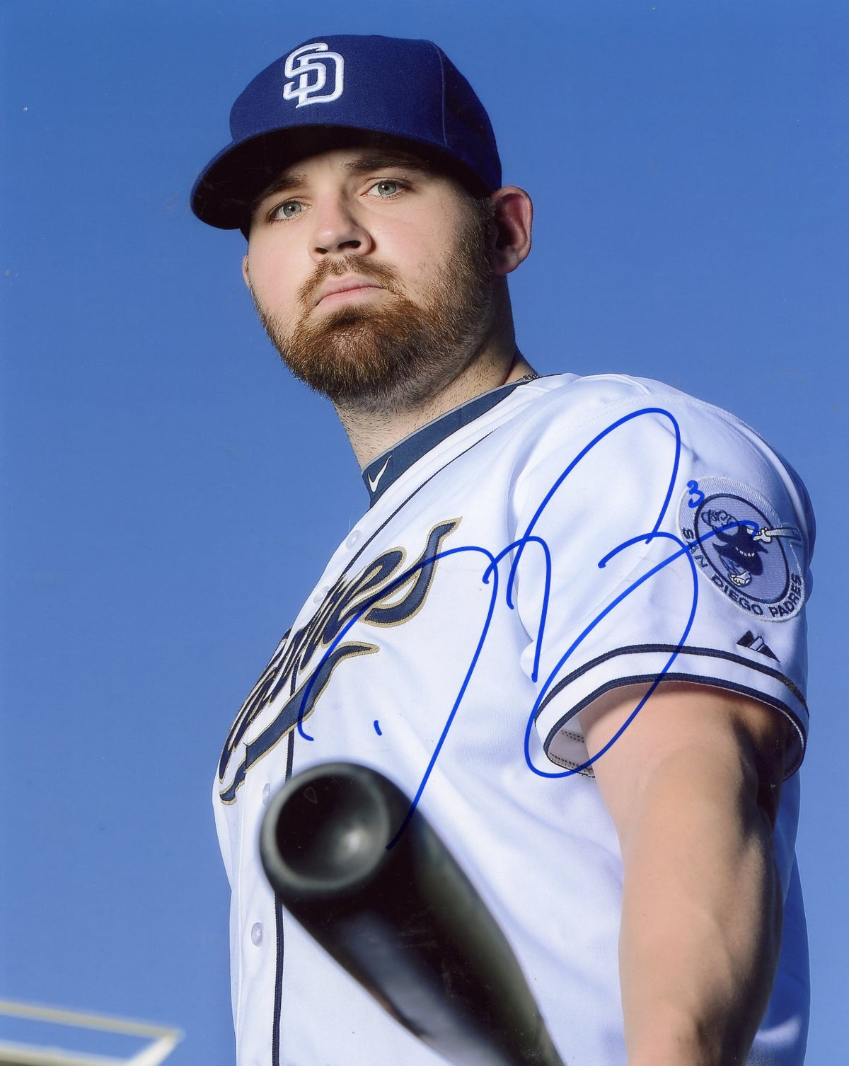 DEREK  NORRIS   SAN DIEGO  PADRES  POSED    AUTOGRAPHED    SIGNED  8X10  PHOTO