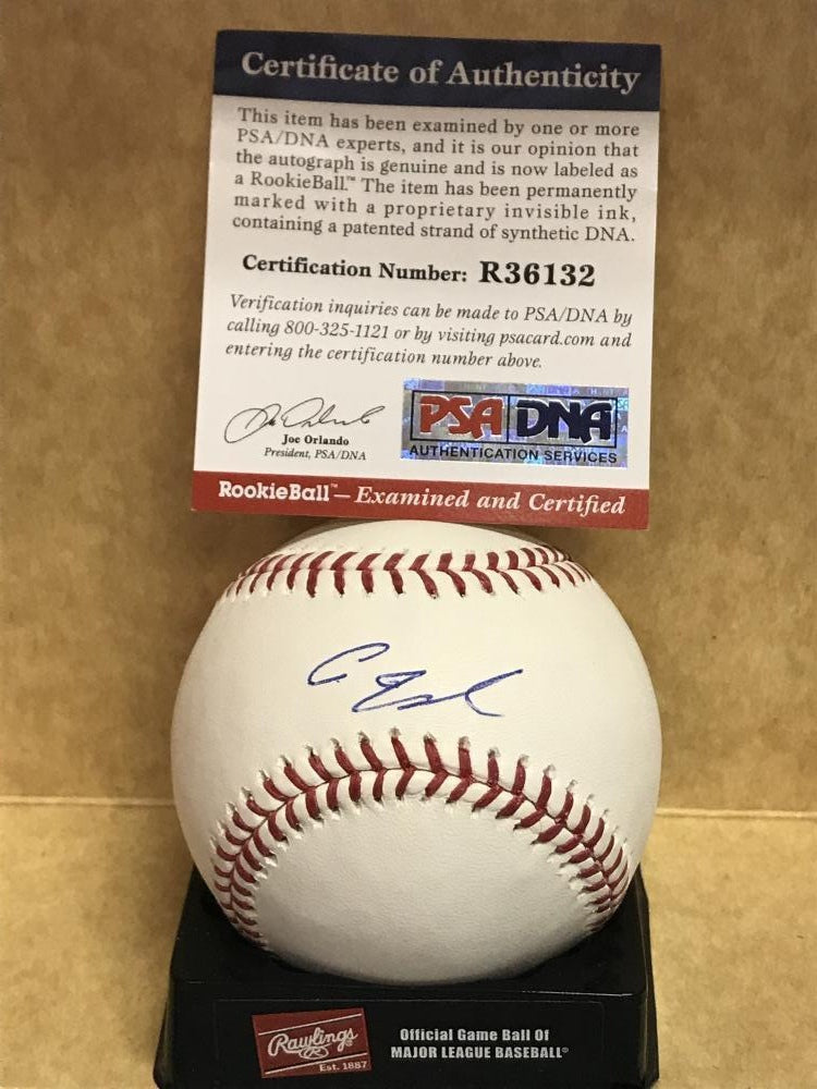 A.J. REED  HOUSTON ASTROS  SIGNED  M.L. ROOKIE  BASEBALL  PSA/DNA R36132