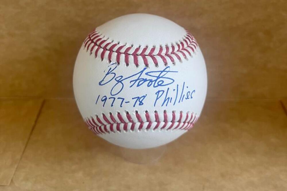BARRY FOOTE 1977-78 PHILLIES SIGNED AUTO M.L. BASEBALL BECKETT AUTHENTICATED