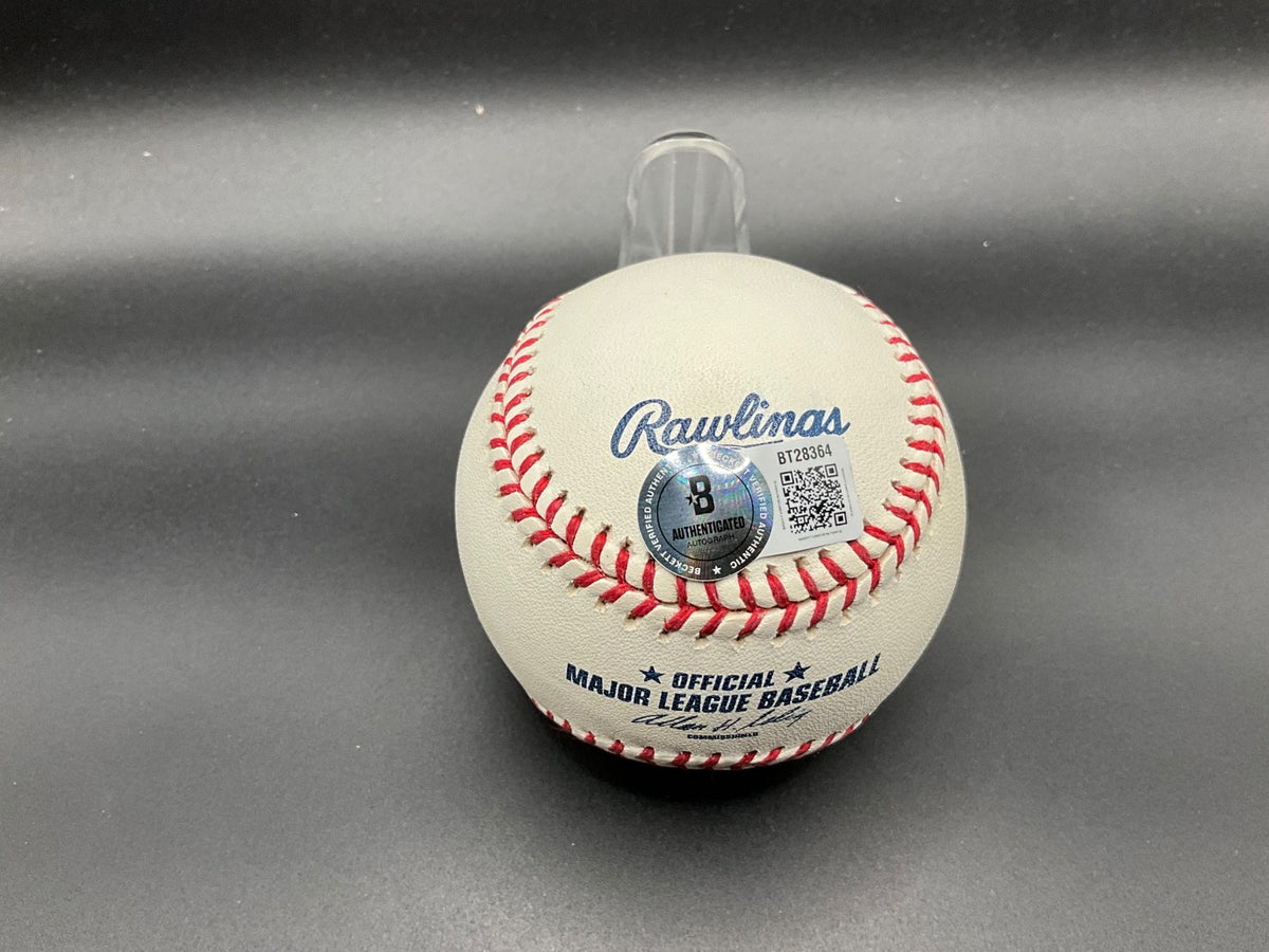 Adam Dunn Autograph Baseball Reds Dbacks Nationals White Sox Signed Ball Beckett