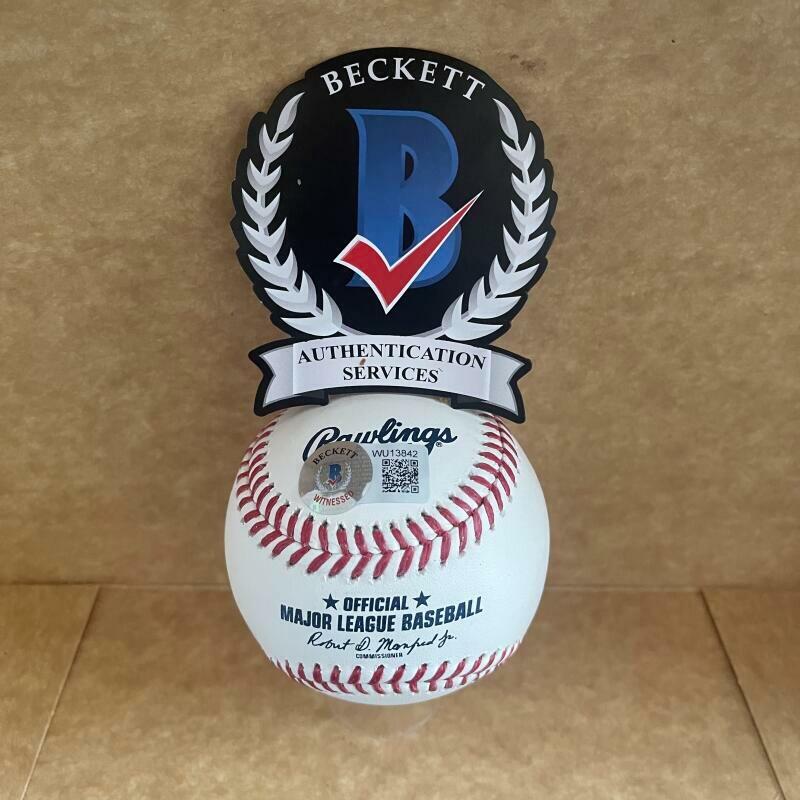 DOC GOODEN DWIGHT NEW YORK METS 84 ROY SIGNED AUTO M.L. BASEBALL BAS WITNESS