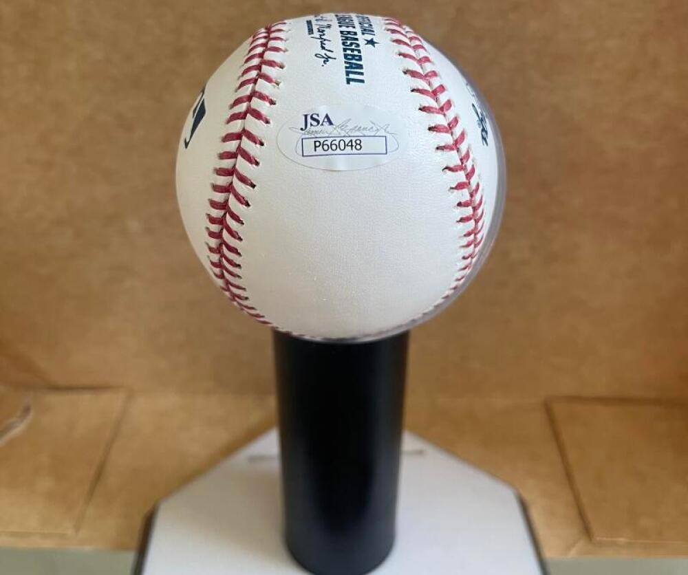 STARLING MARTE NY METS SIGNED AUTOGRAPHED M.L. BASEBALL JSA AUTH