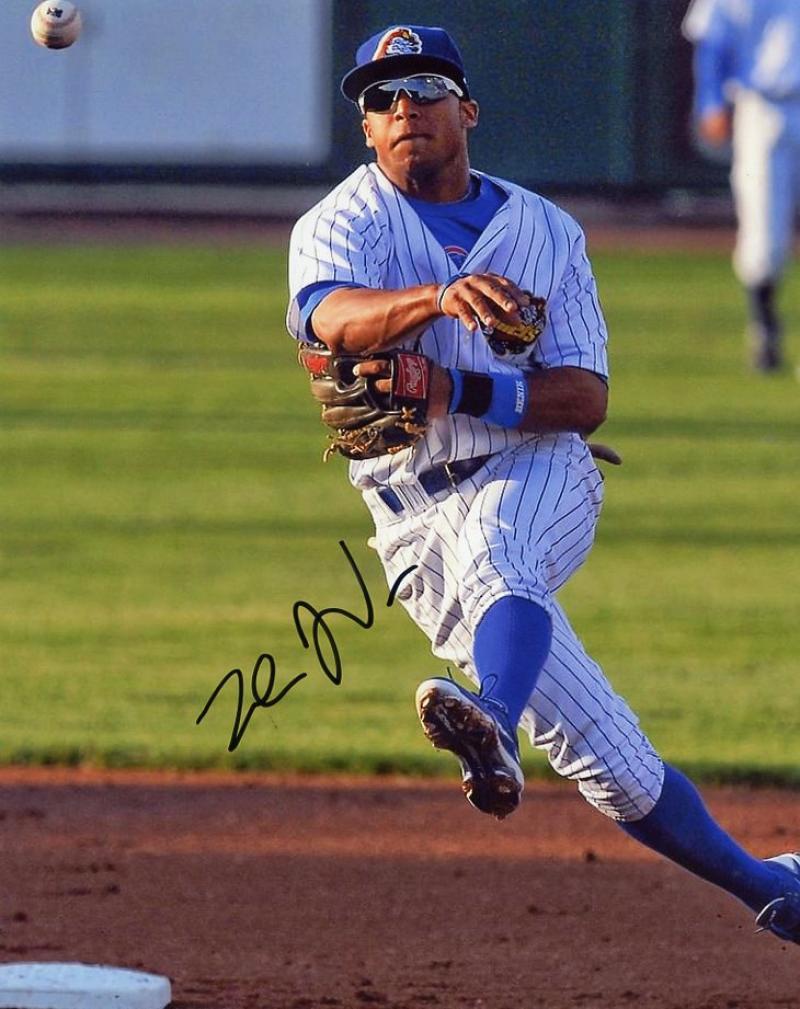 ZEKE DEVOSS CHICAGO CUBS SIGNED AUTOGRAPHED 8X10 PHOTO W/COA