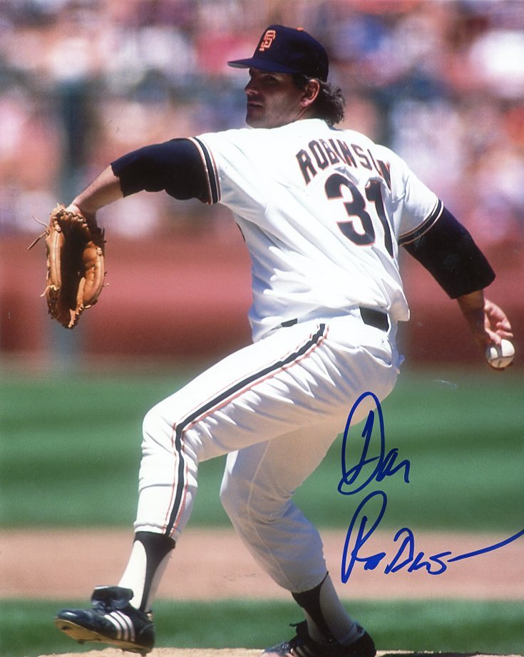 DON  ROBINSON   #31   SAN  FRANCISCO  GIANTS   SIGNED AUTOGRAPHED 8X10  PHOTO