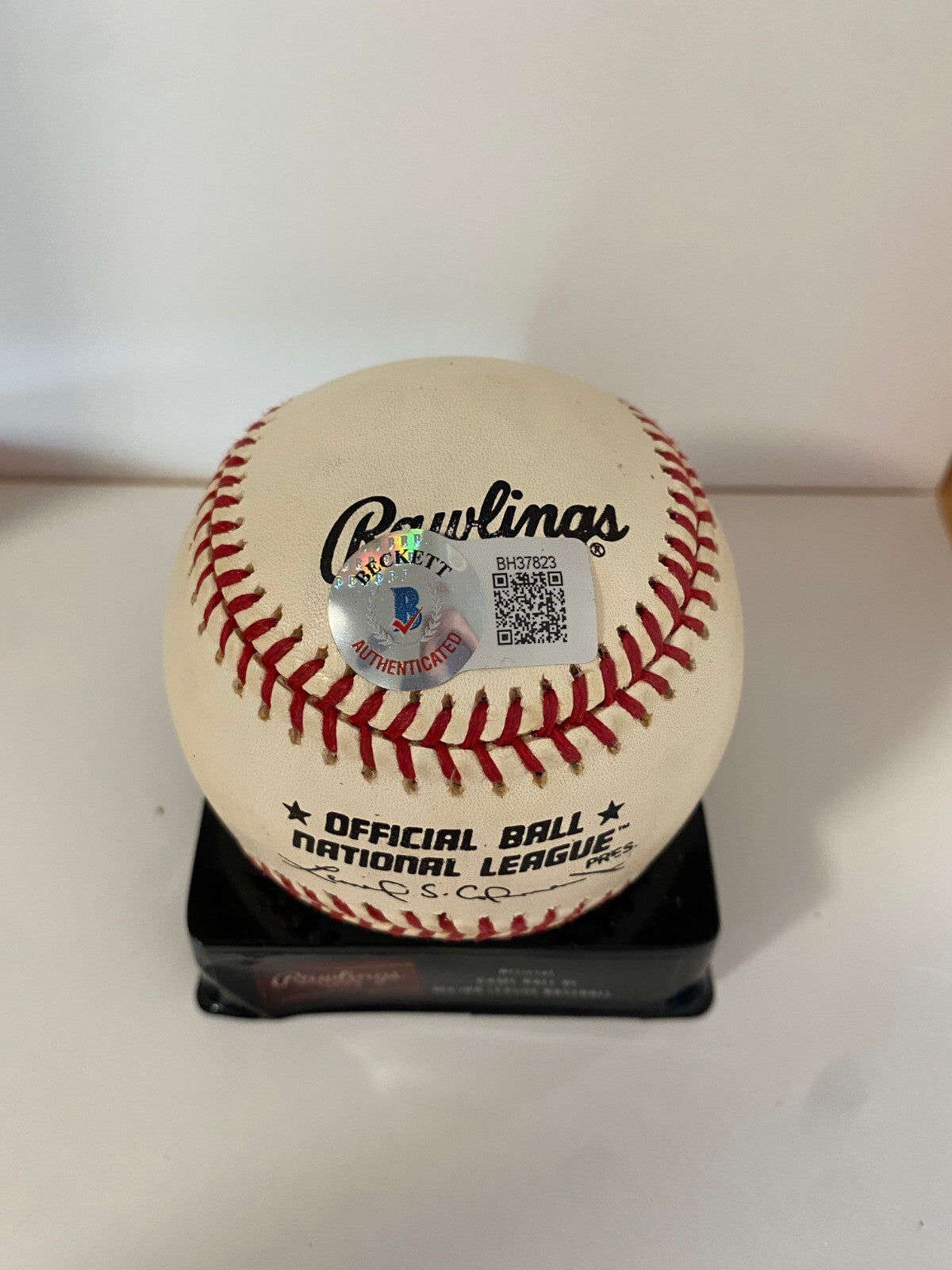 JUAN MARICHAL SAN FRANCISCO GIANTS SIGNED AUTOGRAPHED N.L. BASEBALL BECKETT BAS