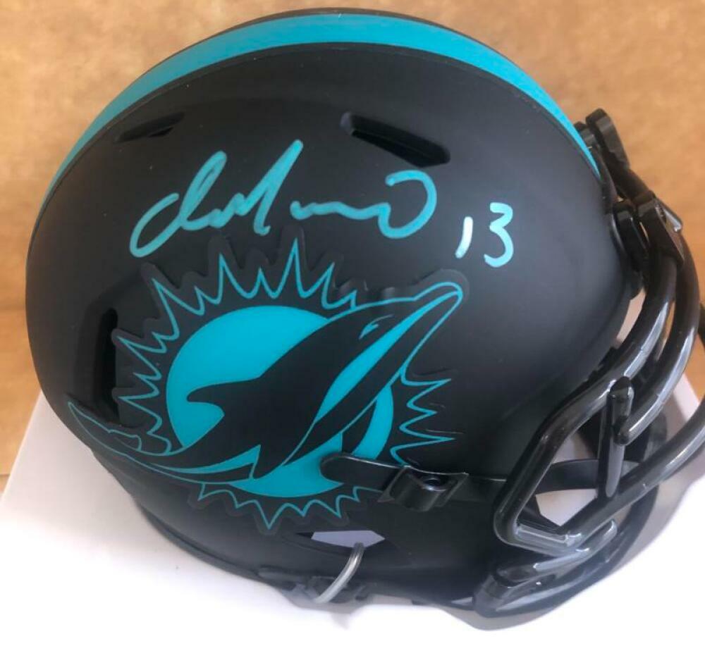 DAN MARINO MIAMI DOLPHINS SIGNED AUTO ECLIPSE SPEED MINI HELMET JSA WITNES