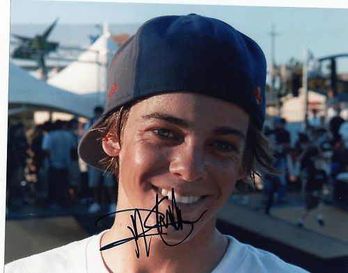 RYAN SHECKLER   SKATEBOARDER  SIGNED 8X10  IN PERSON
