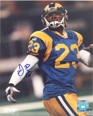 DEVIN BUSH ST. LOUIS RAMS SIGNED 8X10 PHOTO W/COA