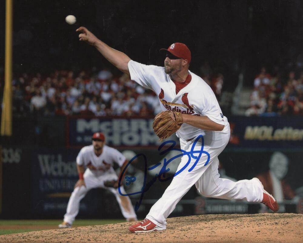 JONATHAN BROXTON ST. LOUIS CARDINALS SIGNED AUTOGRAPHED 8X10 PHOTO W/ COA