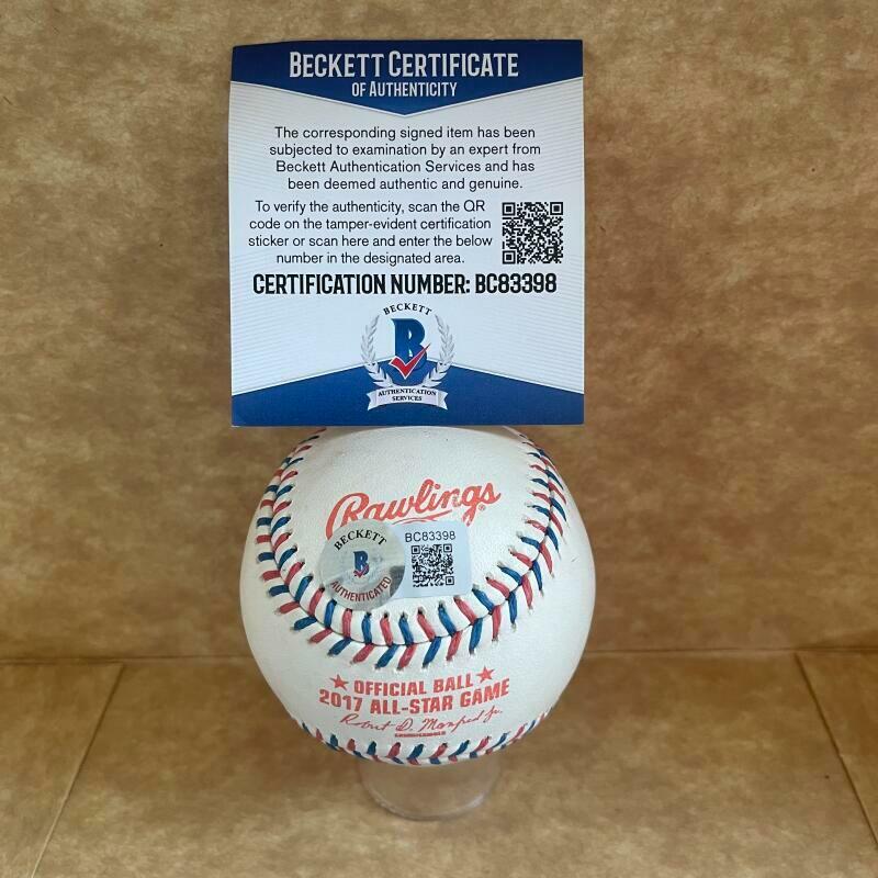 MIGUEL SANO MINNESOTA TWINS SIGNED 2017 ALL STAR BASEBALL BAS BC83398