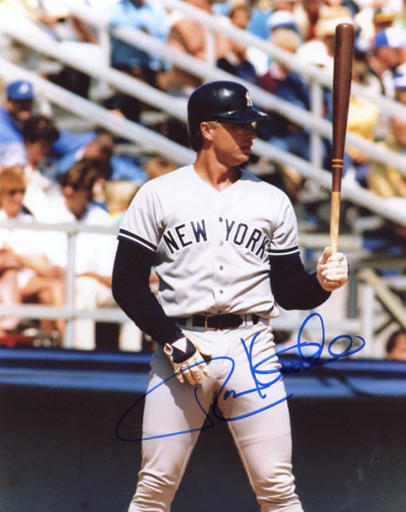 RON KITTLE NEW YORK YANKEES SIGNED AUTOGRAPHED 8X10 PHOTO W/COA