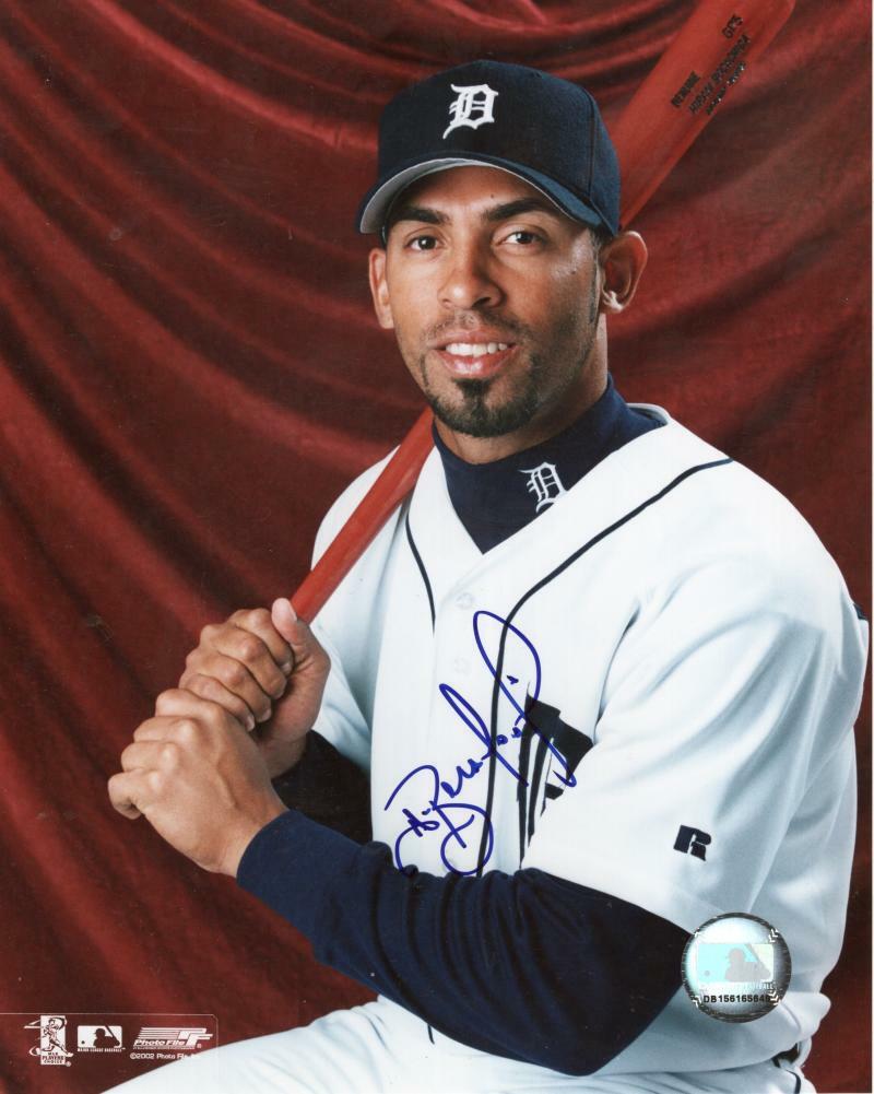 HIRAM BOCACHICA DETROIT TIGERS SIGNED AUTOGRAPHED 8X10 PHOTO W/ COA