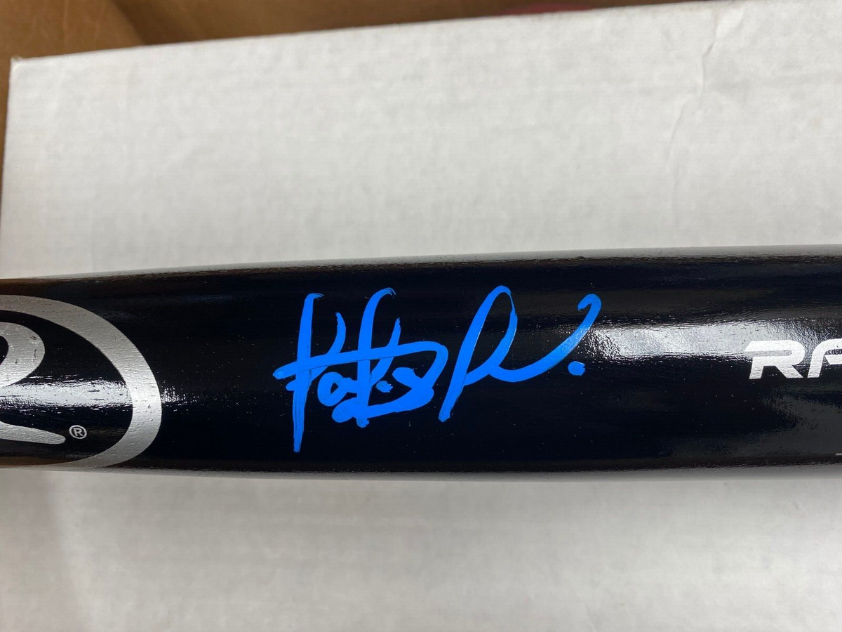 FERNANDO TATIS JR SAN DIEGO PADRES SIGNED AUTO BLACK RAWLINGS PRO BAT USA HOLO *