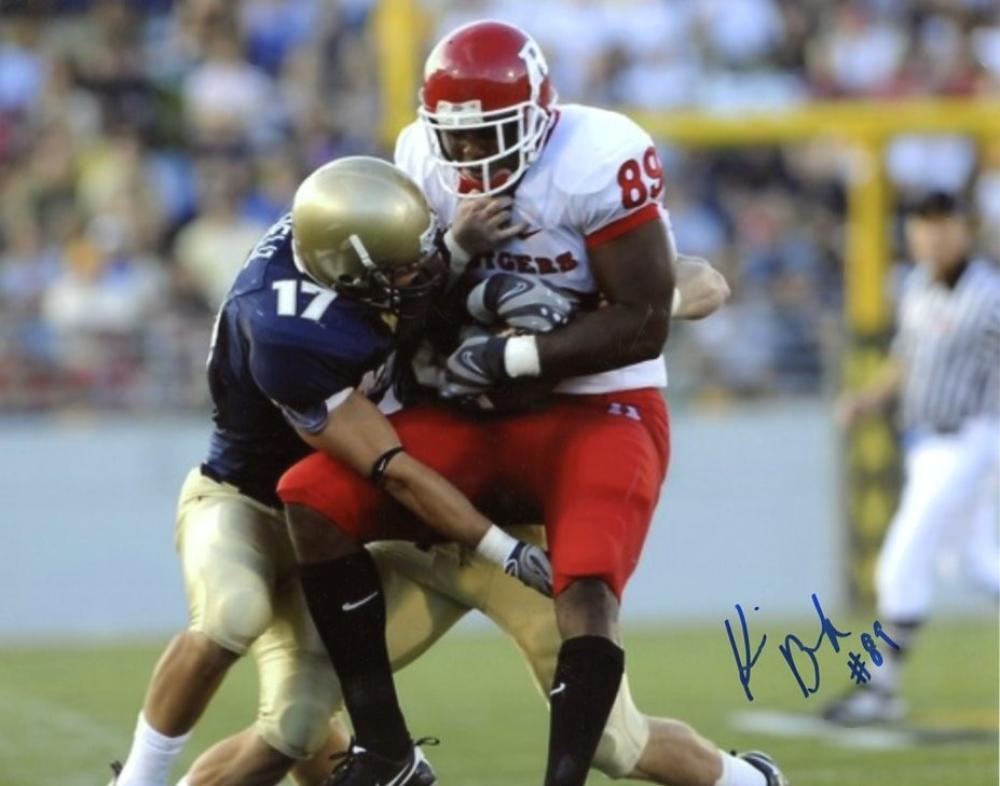 KEVIN BROCK RUTGERS SCARLET KNIGHTS SIGNED AUTOGRAPHED 8X10 PHOTO W/COA 
