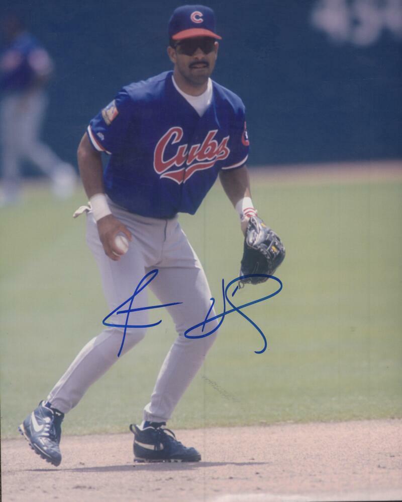 JOSE HERNANDEZ CHICAGO CUBS SIGNED AUTOGRAPHED 8X10 PHOTO W/ COA