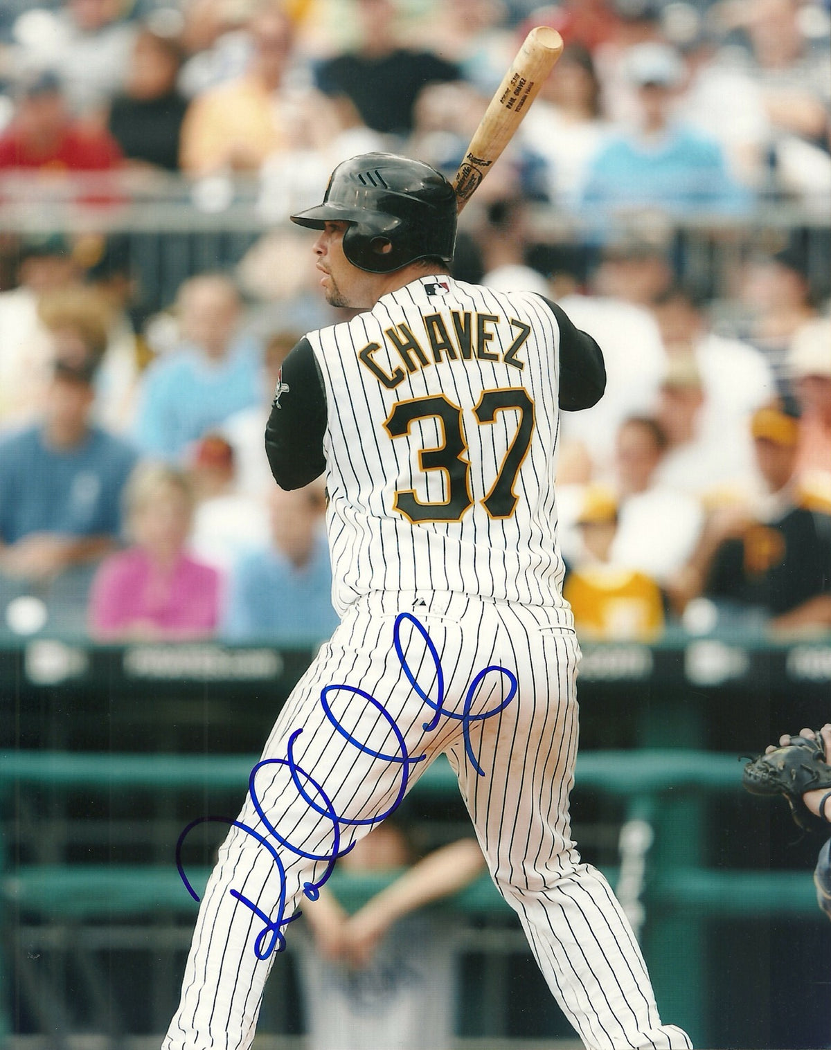 RAUL CHAVEZ PITTSBURGH PIRATES SIGNED AUTO 8x10 PHOTO W/COA #37
