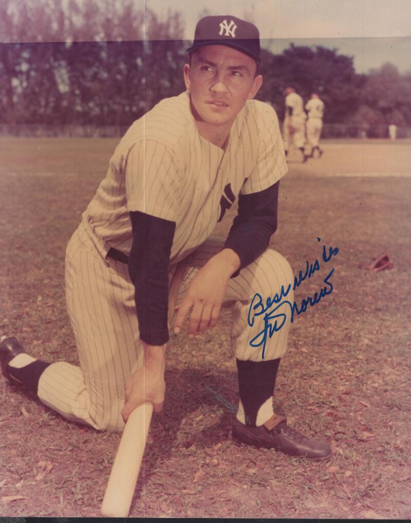 IRV NOREN YANKEES SIGNED AUTOGRAPHED 8X10 PHOTO W/ COA