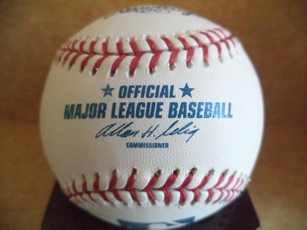 JUSTIN WAYNE MONTREAL EXPOS SIGNED AUTOGRAPHED M.L. BASEBALL W/COA