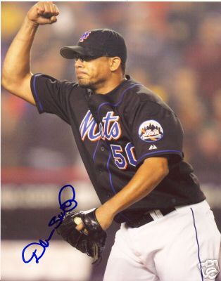 DAUNER  SANCHEZ  NEW  YORK  METS  SIGNED 8X10