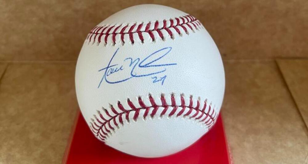 AARON NOLA PHILLIES SIGNED AUTOGRAPHED M.L. BASEBALL JSA AUTH