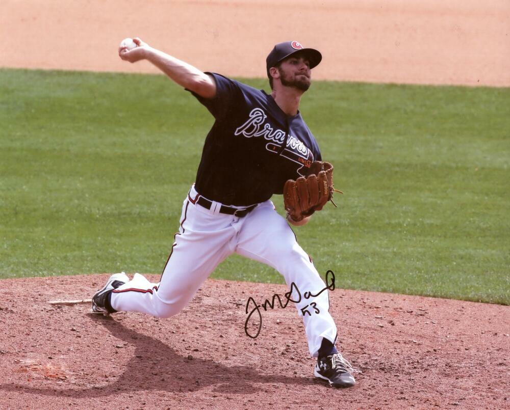 JOHN GANT ATLANTA BRAVES SIGNED AUTOGRAPHED  8X10 PHOTO W/ COA
