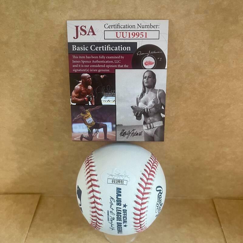 BILL DENEHY METS 67 SIGNED AUTOGRAPHED M.L. BASEBALL JSA UU19951