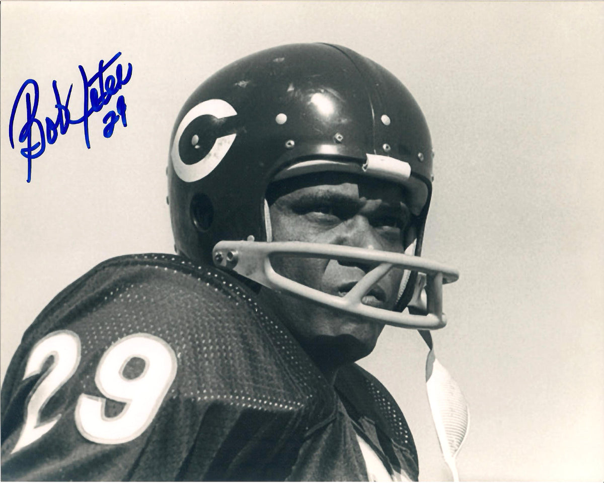 BOB JETER CHICAGO BEARS AUTOGRAPHED SIGNED 8X10 PHOTO W/COA