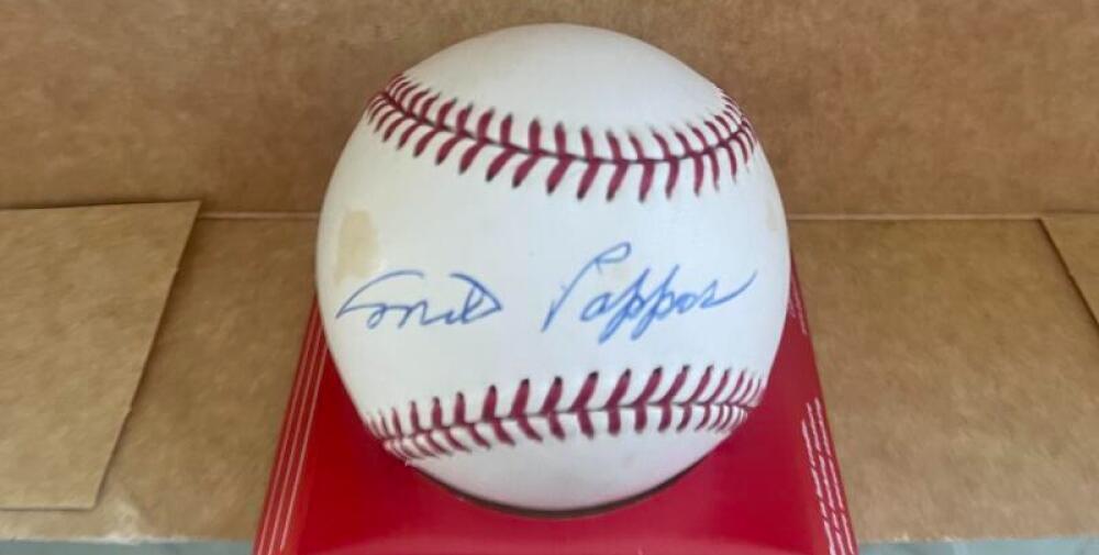 MILT PAPPAS CUBS/REDS/BRAVES  SIGNED AUTO M.L. BASEBALL BECKETT AUTH