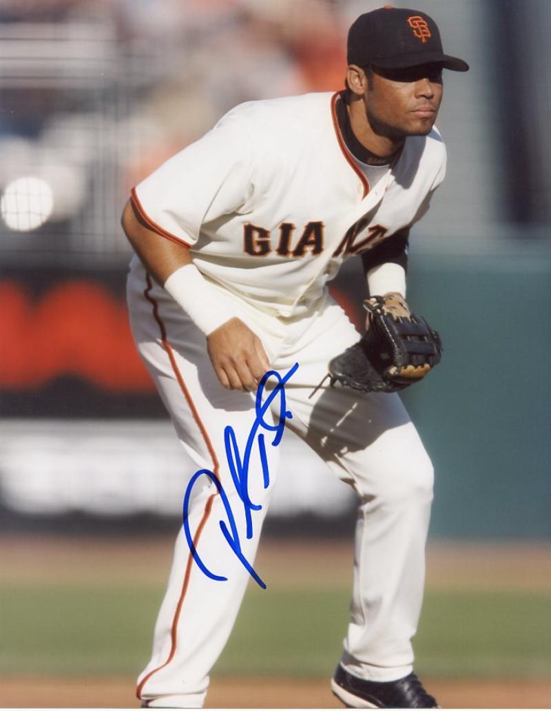 PEDRO FELIZ SAN FRANCISCO GIANTS SIGNED  8X10 PHOTO W/COA