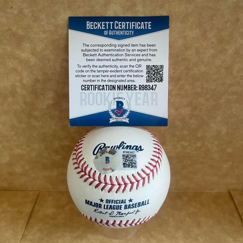 WILLIE MACLVER COLORADO ROCKIES SIGNED AUTO M.L. BASEBALL BAS R98347