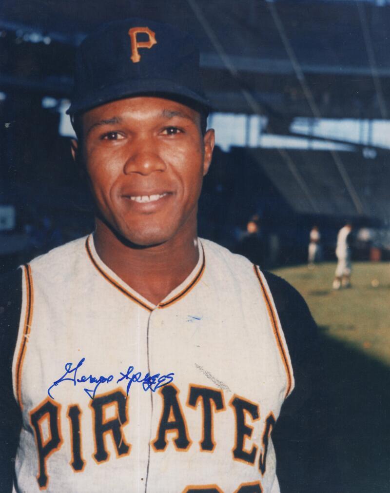 GEORGE SPRIGGS PIRATES SIGNED AUTOGRAPHED 8X10 PHOTO W/ COA