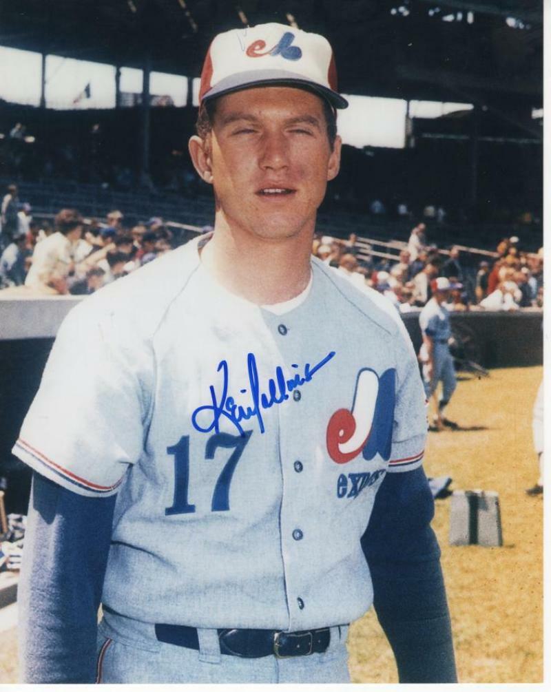 KEVIN COLLINS MONTREAL EXPOS SIGNED AUTOGRAPHED 8X10 W/ COA